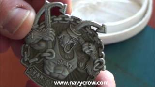 US Navy Deck Ape Boatswains Mate Coin [upl. by Emarie]