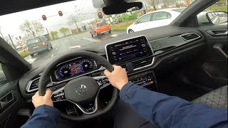 Volkswagen NEW Troc RLine 2022  Ascot Grey  4K POV Test Drive  110kW150hp  Detail inside [upl. by Fidelia]