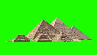 ancient egyptians pyramids in green screen free stock footage [upl. by Dreeda]