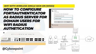 Configure FortiAuthenticator as RADIUS server for Domain users Wifi Radius for Fortigate FortiAP [upl. by Muffin]