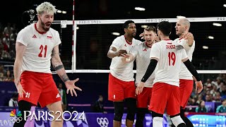 Poland avoids sixthstraight quarterfinal exit with win over Slovenia  Paris Olympics  NBC Sports [upl. by Meuse]