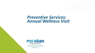 Preventive Services Annual Wellness Visit [upl. by Melessa]