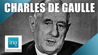 Les petites phrases du général de Gaulle  Archive INA [upl. by Sutit]