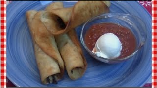 Shredded Beef amp Cheese Flautas  Noreens Kitchen [upl. by Haduj]