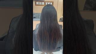 hair rebond with colorampampbraziliannmvhair [upl. by Aryaz]