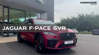 The incredible Jaguar FPACE SVR Harwoods Jaguar Basingstoke [upl. by Newra]