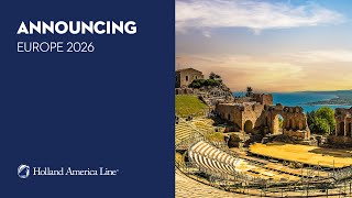 Introducing Holland America Europe 2026 [upl. by Gaughan]