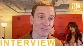 Michael Fassbender interview on Kneecap at Sundance 2024 [upl. by Enifesoj]