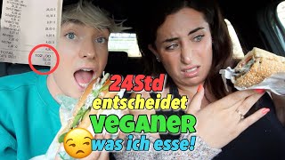 🍟 ein VEGANER entscheidet WAS ICH ESSE 😳 Jolina Mennen [upl. by Frost]