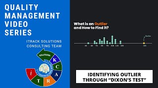 Identifying presence of outlier using dixons Q test for outlier [upl. by Ecirbaf192]