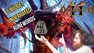 Dont Overlook These 5 Budget Runewords Diablo 2 [upl. by Akenaj214]