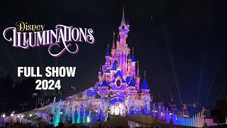 4K Disneyland Paris 2024 Full Illumination Show [upl. by Ardnnek]