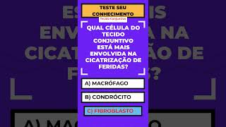 Quiz Tecido conjuntivo 1 [upl. by Oicul375]