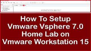 Vmware Home Lab 70VMware vSphere 70 Home Lab on VMware Workstation 15ESXi 7vCenter 7 and iSCSI [upl. by Yert]