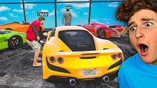 Robbing Luxury Ferrari Dealership in GTA 5 RP [upl. by Esimorp]