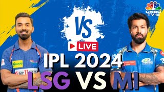 IPL 2024 LIVE MI vs LSG LIVE Match  Mumbai Indians vs Lucknow LIVE  IPL Cricket Match LIVE  N18L [upl. by Lehctim]