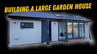 HOW TO BUILD A GARDEN HOUSE WITH PITCHED ROOF [upl. by Vange417]