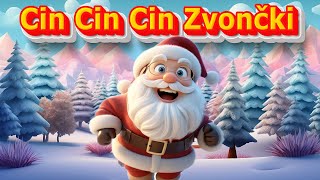 Cin cin cin zvončki pojejo  Jingle bells slovenska  zvončki  Otroške božične pesmi  Božični mix [upl. by Acir561]