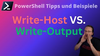 WriteHost oder WriteOutput [upl. by Dygall]