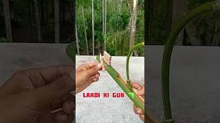 Lakdi ki gun 🔫💸 experiment minivlog fyp funny foryou trending diwalispecial [upl. by Assiral]