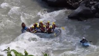 Rafting in Nepal  Sun Koshi River [upl. by Neelhtac]