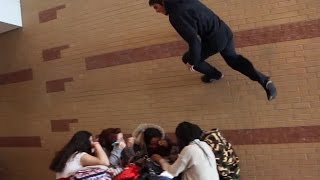 Parkour at school [upl. by Elleraj]