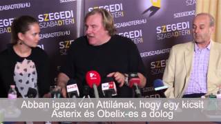 Gérard Depardieu a szegedi Háry Jánosban [upl. by Oiramed]