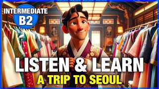 Listen Learn and Repeat  A Trip to Seoul Intermediate B2 [upl. by Nairam499]