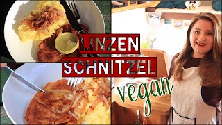 Vegan Linzen Schnitzel  plantaardig makkelijk glutenvrij  Koken in de camper [upl. by Glorianna]