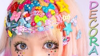 Decora Tutorial  KAWAII HAIR STYLE [upl. by Amii]