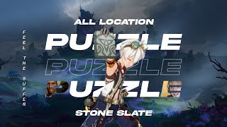 7 Location Stone Slate Tsurumi Island World Quest and Achievements  Ishine Script  Genshin Impact [upl. by Hoeve]