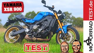 Yamaha XSR 900  Test des SportHeritage NakedBikes Modell 2022 [upl. by Ramled]