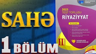 FİQURLARIN SAHƏSİ 1BÖLÜM  Kvadrat və düzbucaqlının sahəsi  YENİ TEST TOPLUSU2023 [upl. by Olatha]