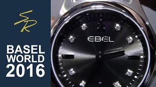 Ebel Wave Lady Quartz Anthracite Dial with Diamonds [upl. by Anilatak]