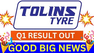 Tolins Tyres share latest news 🔥🔥🔥  tolins tyres Q1 Results 2025  tolins tyres share [upl. by Nort950]