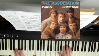 Windy  The Association  Piano [upl. by Mosera464]