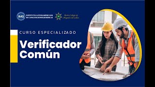 👷 Curso Especializado Verificador Común  ILCJ [upl. by Demp]