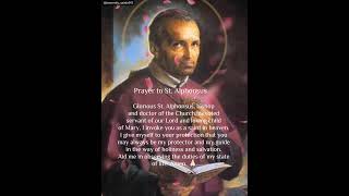 St Alphonsus  Patron saint of confessors moral theologians amp arthritis [upl. by Theodore311]