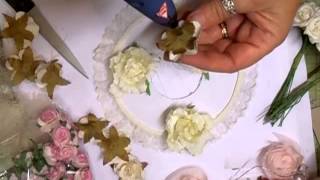 Stunning Shabby Chic Wreath Tutorial  jennings644 [upl. by Harry]