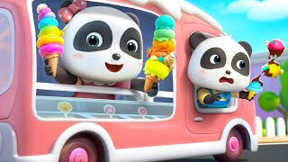 Rainbow Ice Cream Song  Colors Song  Sing Along Songs  Nursery Rhymes amp Kids Song  BabyBus [upl. by Whitby]