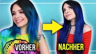 ENDLICH NEUE HAARE 😍Meine HAARFARBE amp How To Tape In Extensions Färben amp Einsetzen ✨ [upl. by Otrebireh]