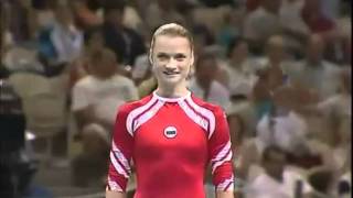 Svetlana Khorkina  Floor Exercise  2004 Olympics Team Final [upl. by Gilemette570]