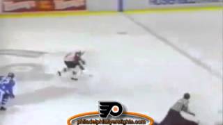 Dave Poulin Flyers Shorthanded goal vs Quebec in 1985 [upl. by Isdnil]