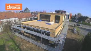 Timelapse construction dune maison à ossature bois [upl. by Lauritz]