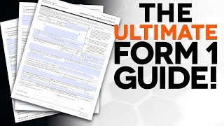 ULTIMATE NFA Form 1 Guide  The Legal Brief [upl. by Rebmik79]