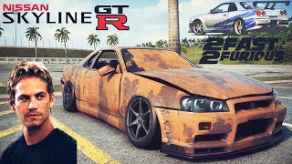 2Fast and 2Furious race  How Paul Walker got his GTR R34 in 2Fast 2 Furious  Dream ✨ to reality 💙 [upl. by Aletsirc768]