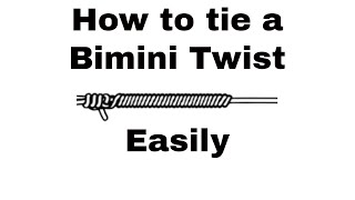 Easy Double Knot Tutorial Learn the Bimini Twist for Braided Lines [upl. by Ubana]