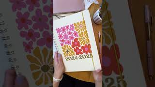 Retro Floral Teacher Planner l Southworth 2024 Retro Floral Twin Wire Planner l Teacher Planners [upl. by Zurek615]