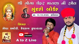 🔴 Live Ramel Gundari Border  Sedha Kamodi Devraj Kuchavada  શ્રી ગોગા ચેહર માતાજી ની રમેલ [upl. by Nyrrat]