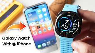 How To Connect Galaxy Watch With An iPhone 2024 [upl. by Warp]